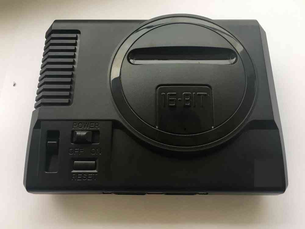 Mini Sega-Genesis-Spielekonsolensystem 168 in 1 Spielekonsole in Box mit Controller + Netzteil generisch (schwarz) -