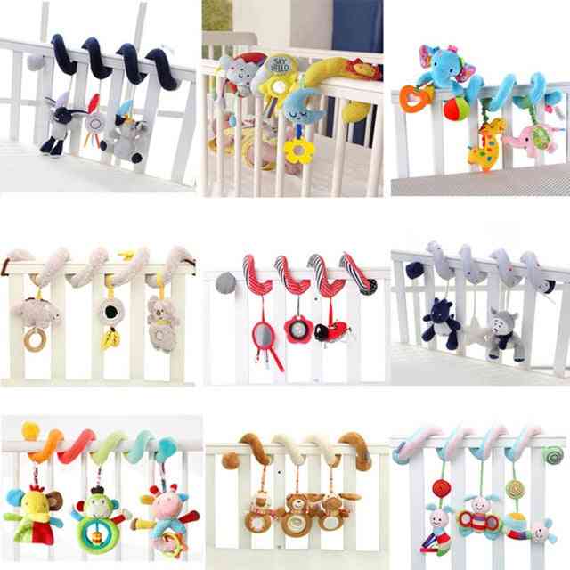 Toy Baby Stroller Comfort Stuffed Animal Rattle Mobile Infant For Baby Hanging Bed Bell Crib Rattles