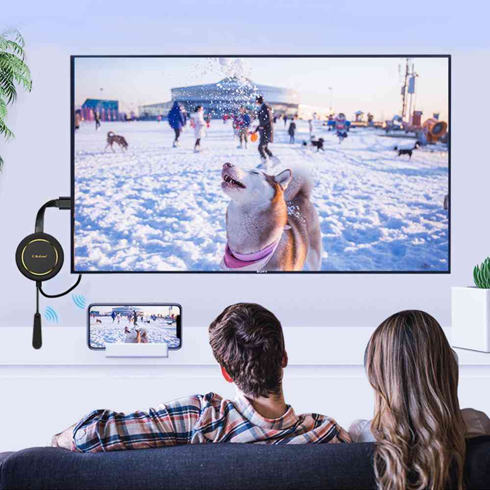 G14 tv stick miracast 5g bezprzewodowy projektor ekranowy, klucz sprzętowy wifi hdmi do youtube google chromecast - g14-2.4g