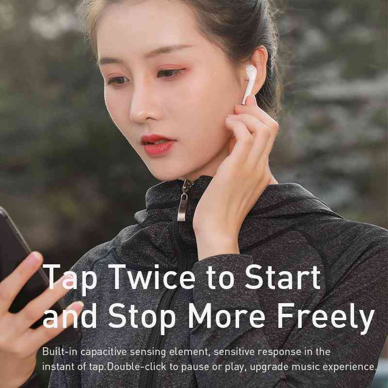 Tws Bluetooth écouteur 5.0, véritables écouteurs sans fil, écouteurs stéréo pour xiaomi mains libres dans l'oreille casque de sport - w04 noir