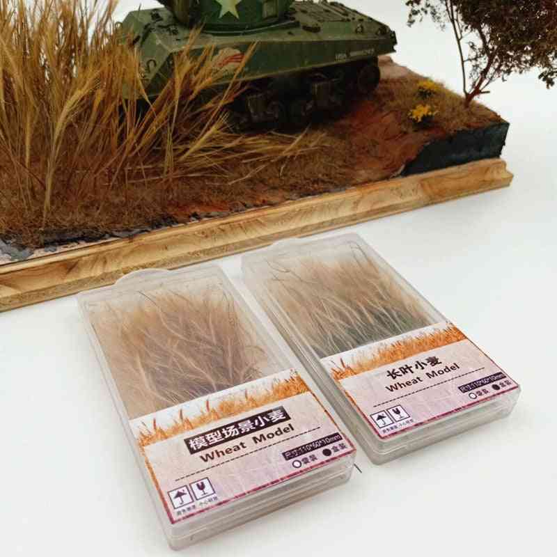 Wheat Spike And Long-leaf For Diy Miniature Model Scenario