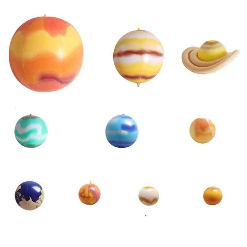 Modelo del sistema solar de nueve planetas para niños - juguete de aprendizaje prop -