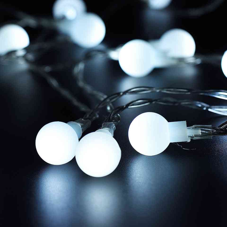 Led Battery Operated Globe Ball String Lights