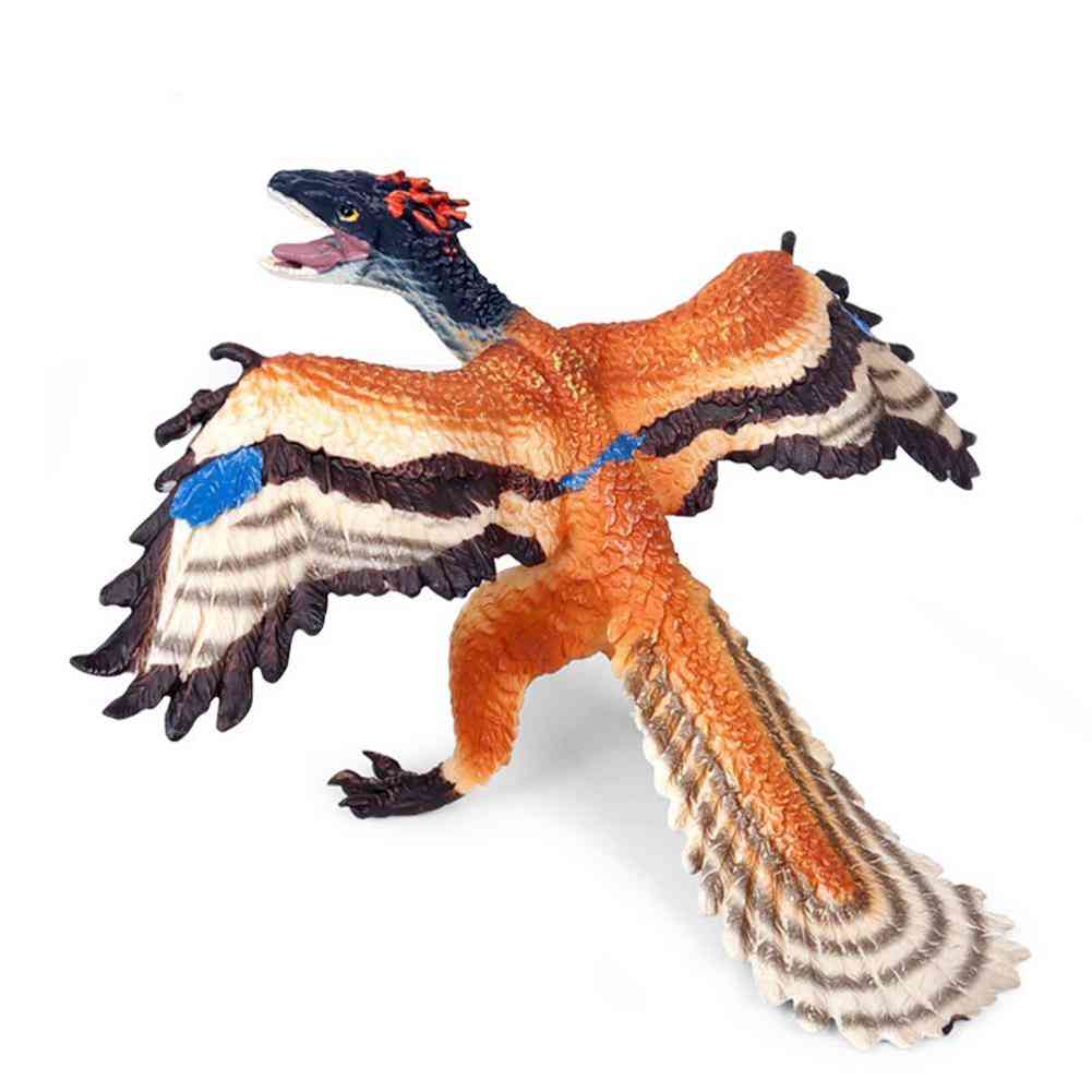 Vysoká simulácia archeopteryx dinosaurus starodávne zviera model stôl dekor detská hračka