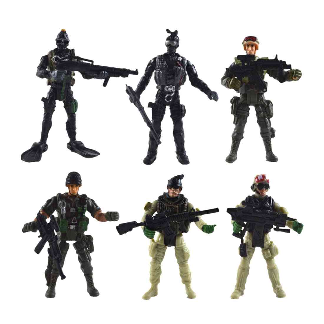 Joint Movable Us Special Forces Military Simulation Soldier Toy With Weapons