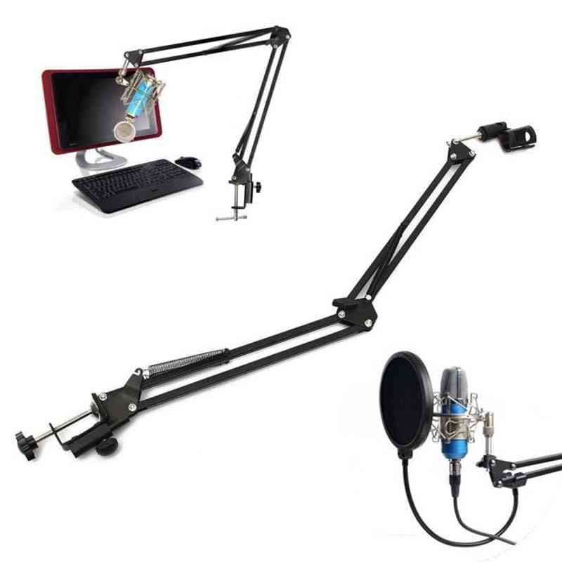 Foldable Microphone Stand - Table Mounting Hanging