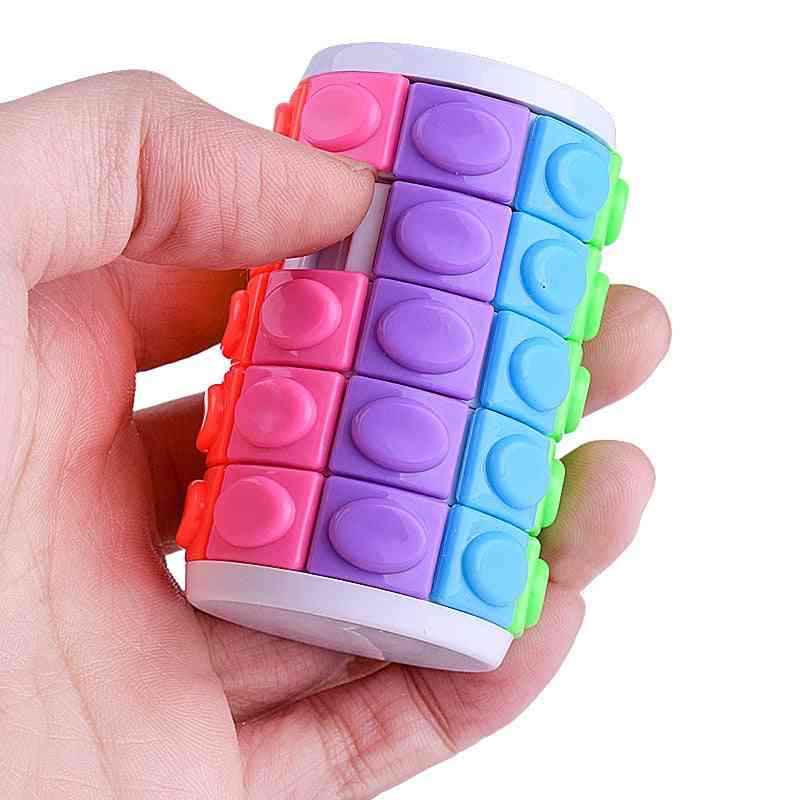 Kinder intellektuelle Farbe kreative magische Turm Babyspielzeug für Dekompression Fingerwürfel, quadratisches Puzzle geeignet Entspannungsspielzeug -