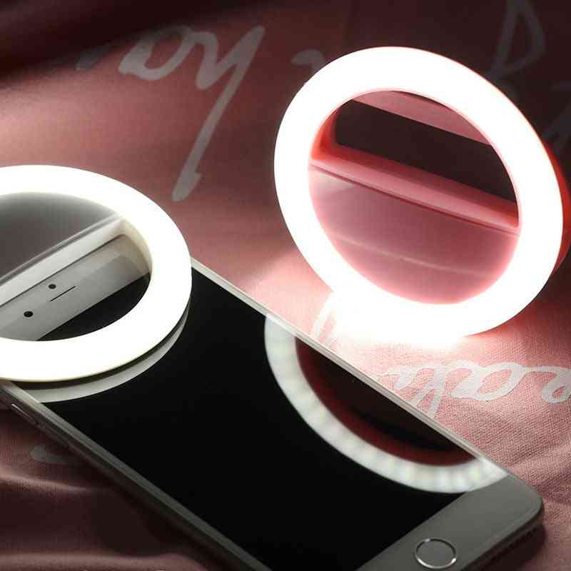 Obiectiv portabil cu retardateur mini telefon mobil portabil și lumină de umplere de frumusețe
