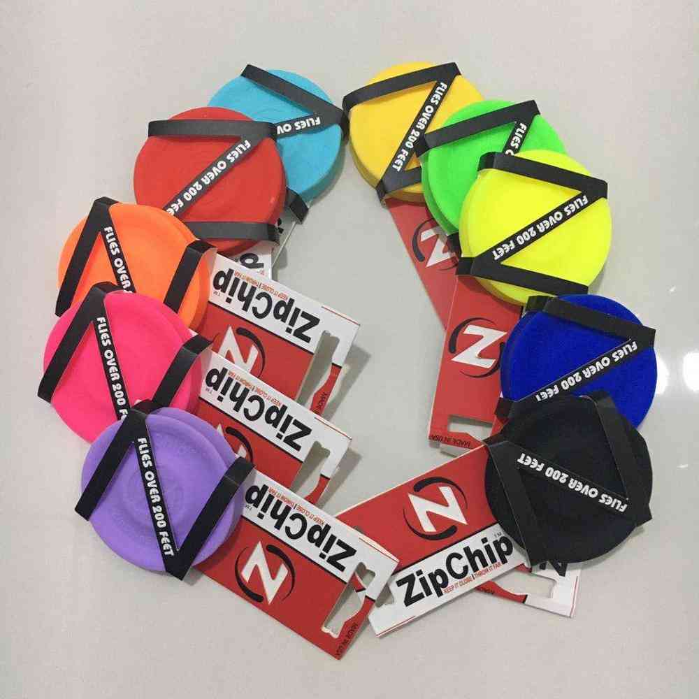 Mini Pocket Flexible Zip Chip - Flying Discs, Spin Catching Game