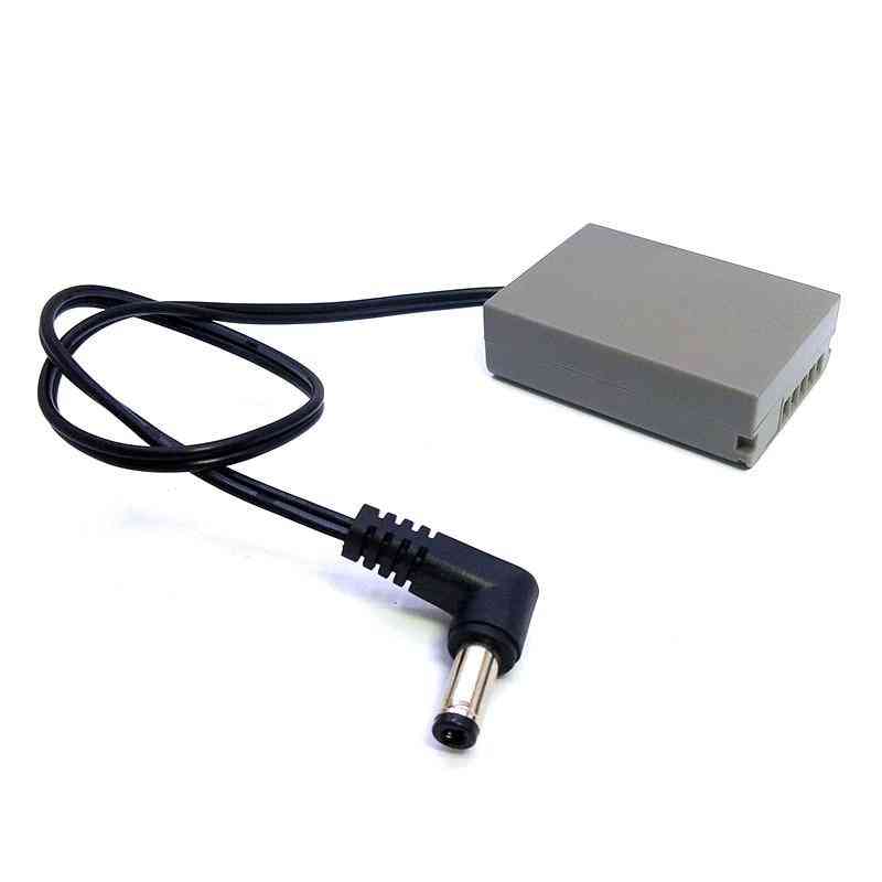 Dummy battery dc coupler plus 5v usb power bank cable for olympus digikamera (male5525 suorakulmainen) -