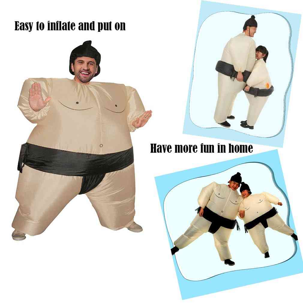 Trajes de disfraces inflables luchador halloween para adultos / niños fiesta de hombre gordo cosplay blowup.