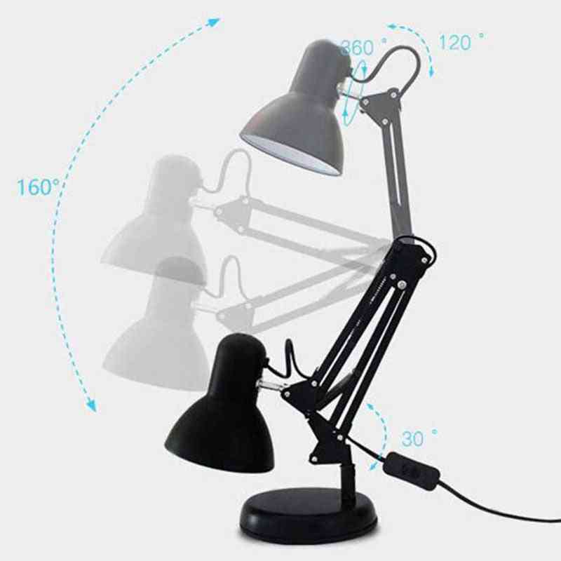 Modern Long Swing Arm, Adjustable Classic Desk Lamps