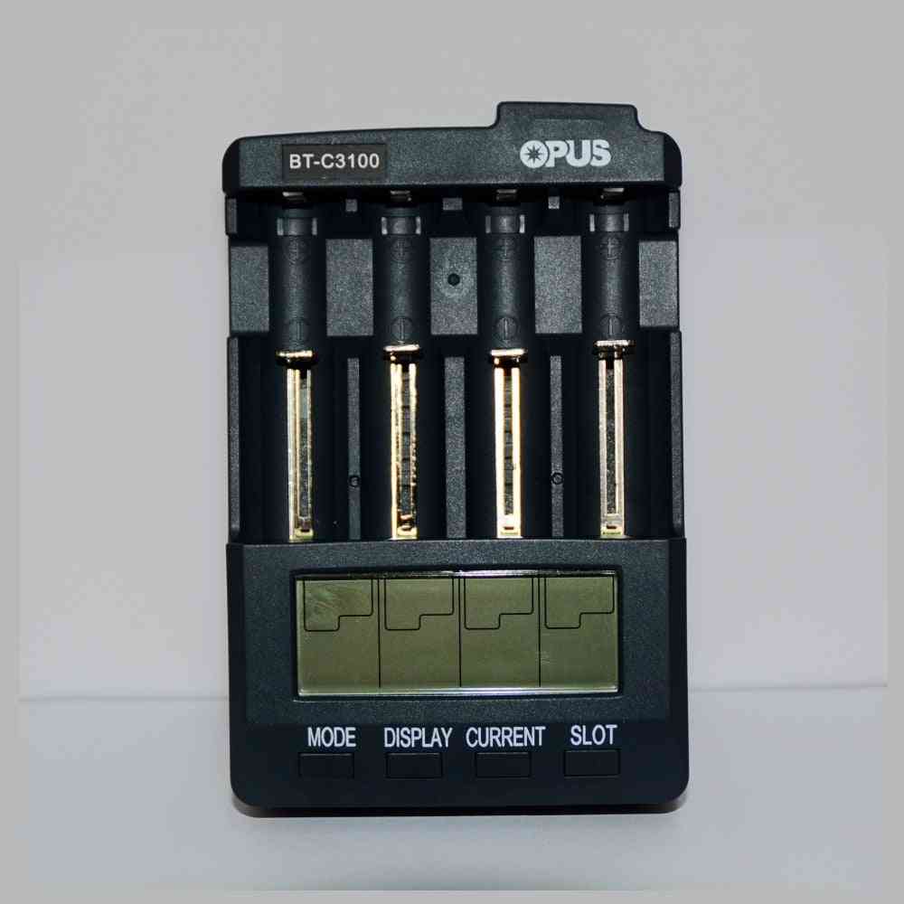 Bt-c3100 Digital Intelligent 4 Slots Lcd Battery Charger For Li-ion/nicd/nimh/aa/aaa/10440/18650