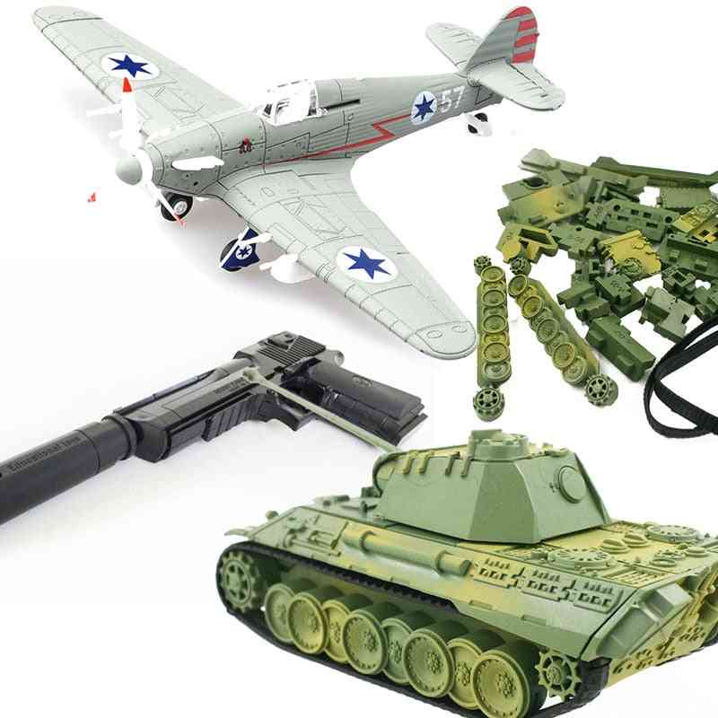 Aircraft War-ii/spitfire/military Tiger Tank-model Sets