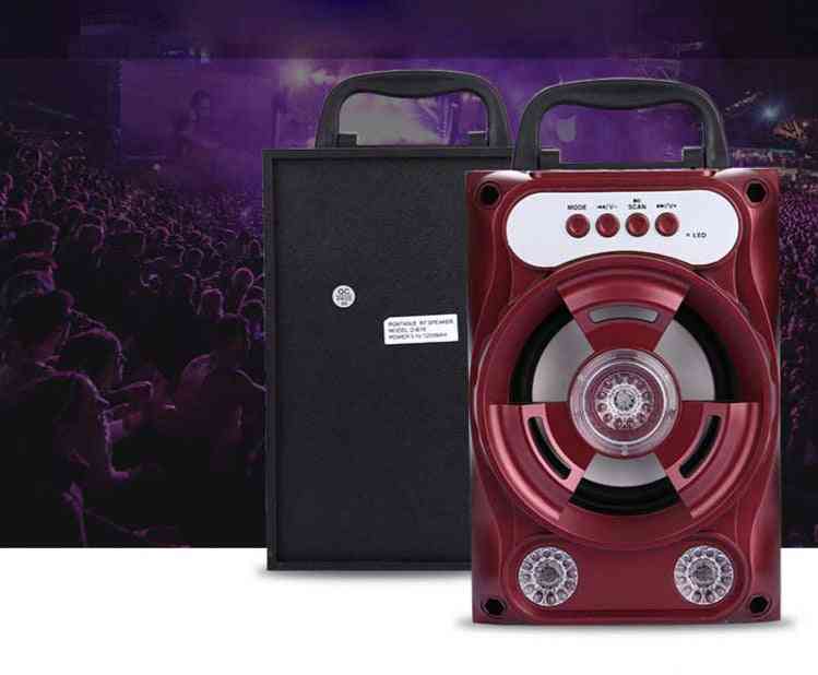 Portable Bluetooth Speaker - Wireless Loudspeaker Sound System