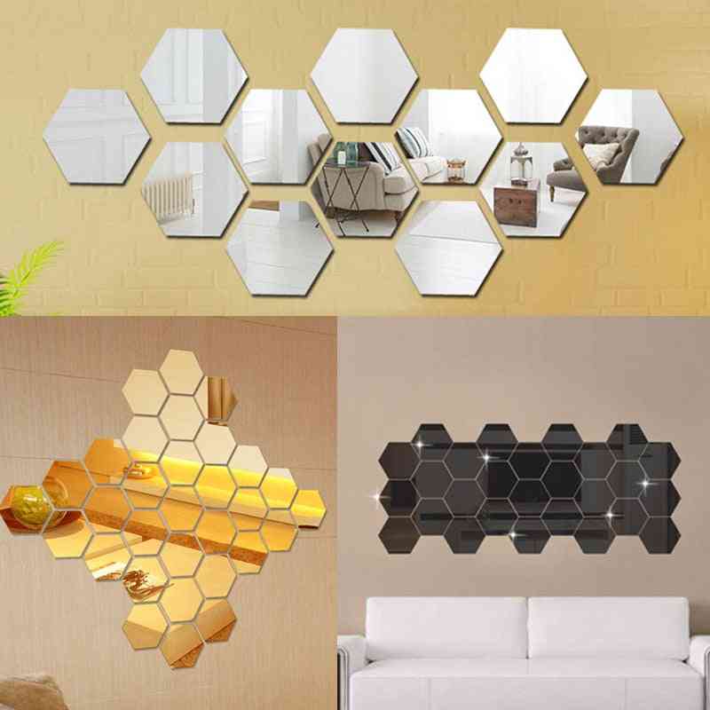 3d Mirror Wall Stickers