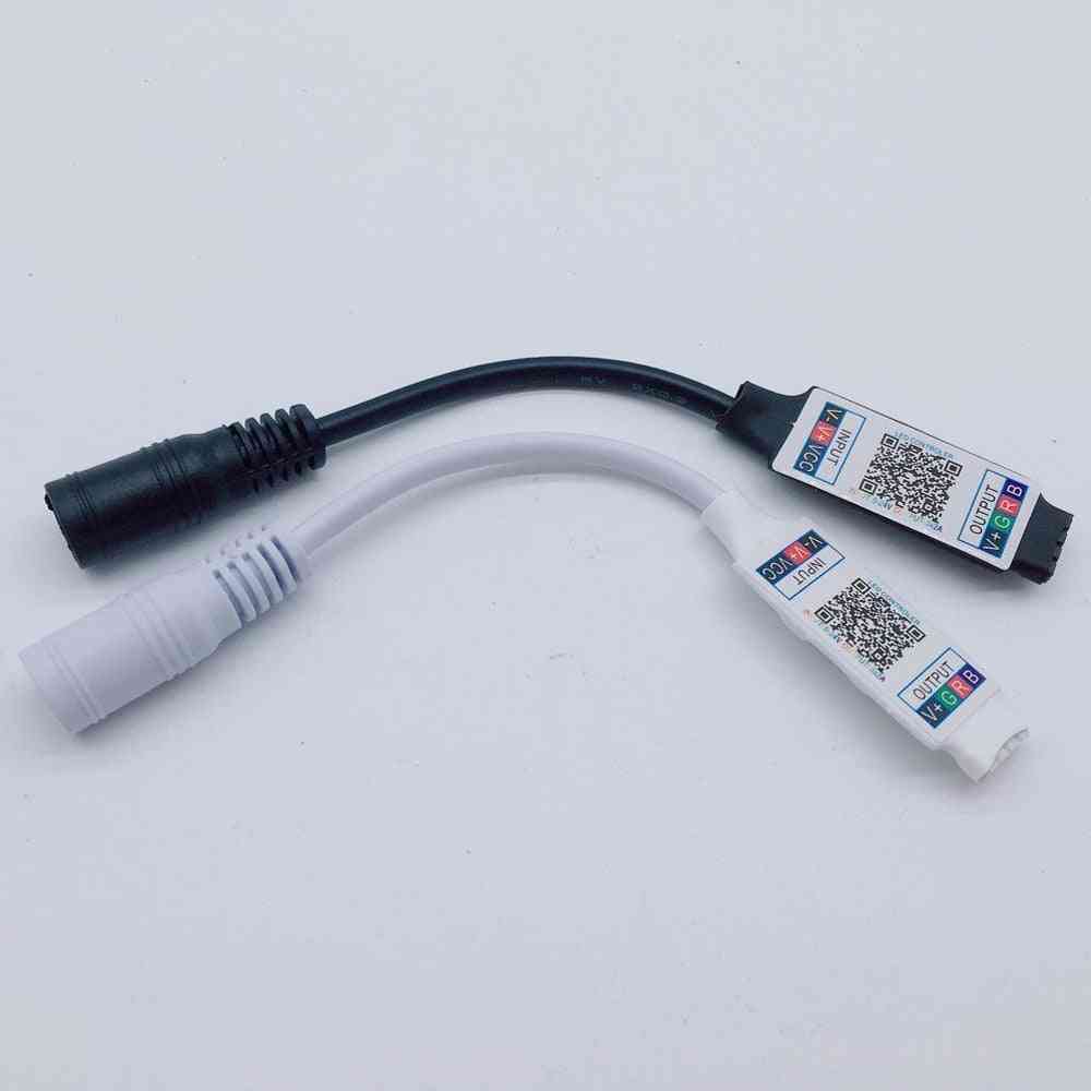 Wifi mini rgb bluetooth controller, dc 5v, 12v, 24v, mini music bluetooth controller, tira de luz para rgb, tira de led rgbw