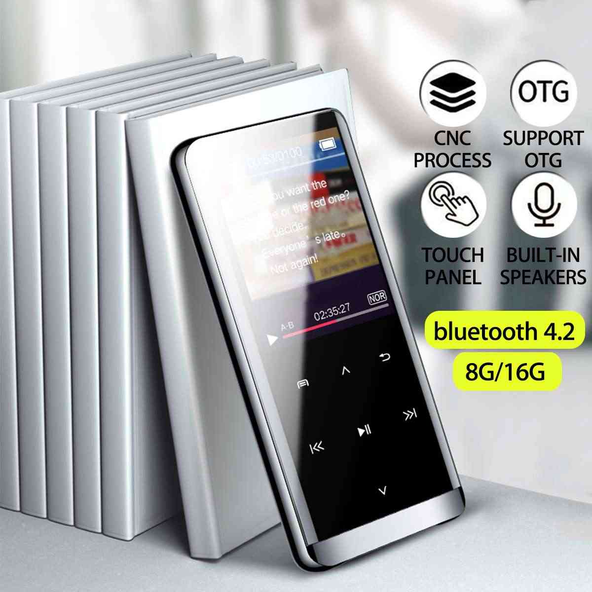 16 GB Bluetooth MP3-spelare och hörlurar HIFI FM-radio mini USB - med Bluetooth / 8 GB