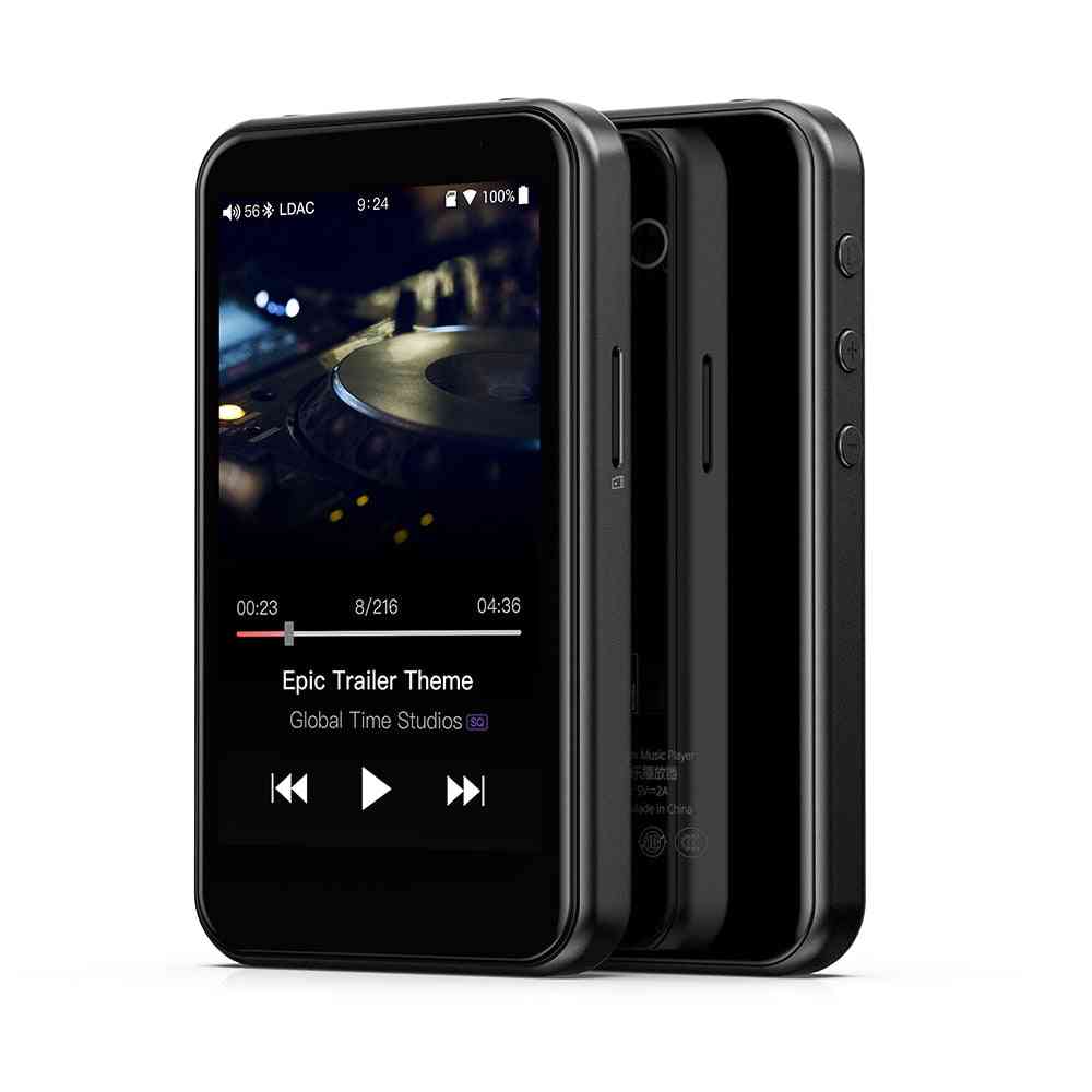 Hi-res bluetooth hifi musiikki kannettava ja mp3-soitin USB dac es9018q2c -pohjaisen androidin kanssa