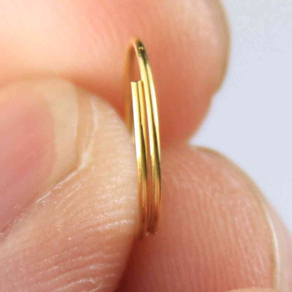 100st 12mm goud, verzilverd stalen ring, lus lamp onderdelen voor kroonluchter kristal connector, hanger kralen gordijn accessoires