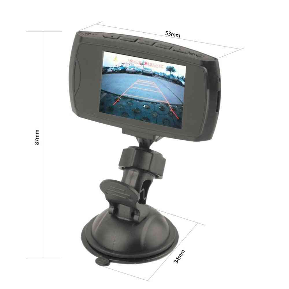 Hd 720p bil dvr kamera dash cam video 2.4-tommers lcd lcd-skjerm med nattesyn kjøretøy kamera