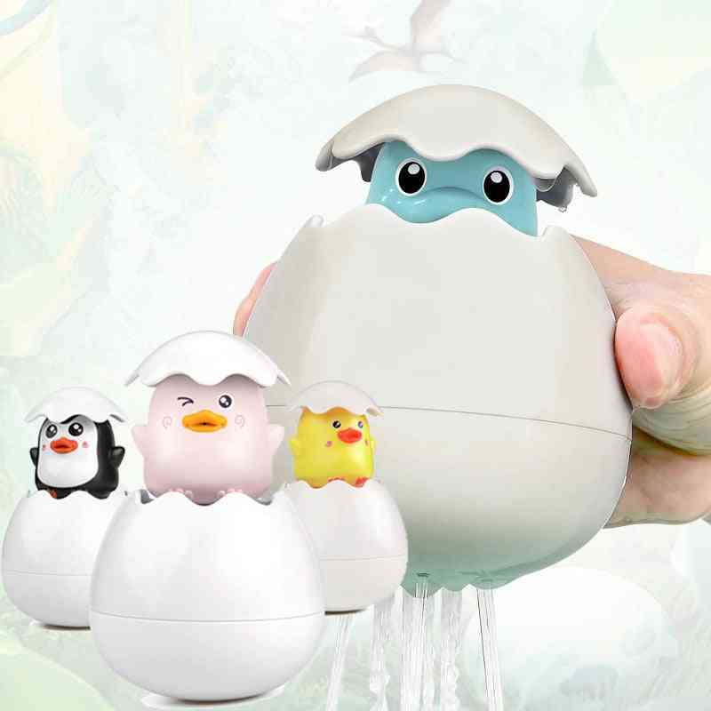 Baby Bathing Toy Kids Cute Animal Dinosaur Duck Penguin Egg Water Spray Sprinkler Floating Toy