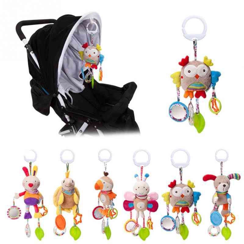 Bed Stroller Mobile Hanging Rattles Plush Infant For Baby
