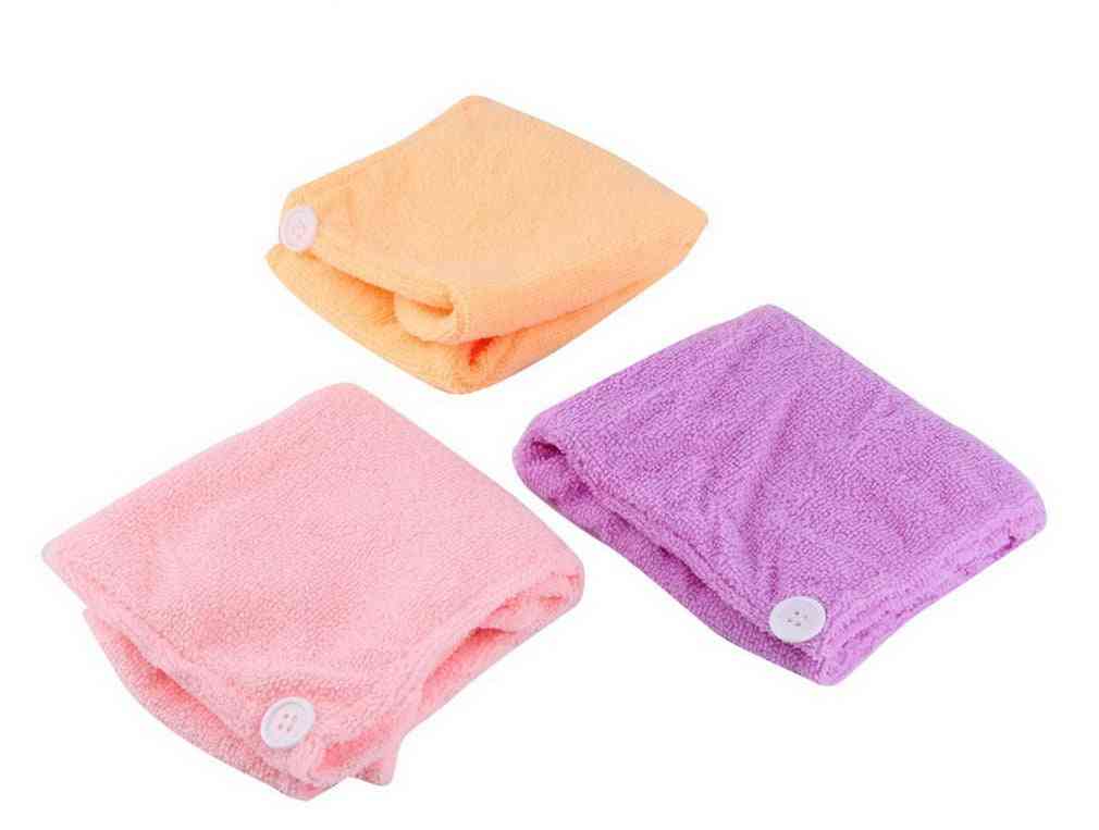 Quick Dry, Micro Fiber Hair Wrap Towel