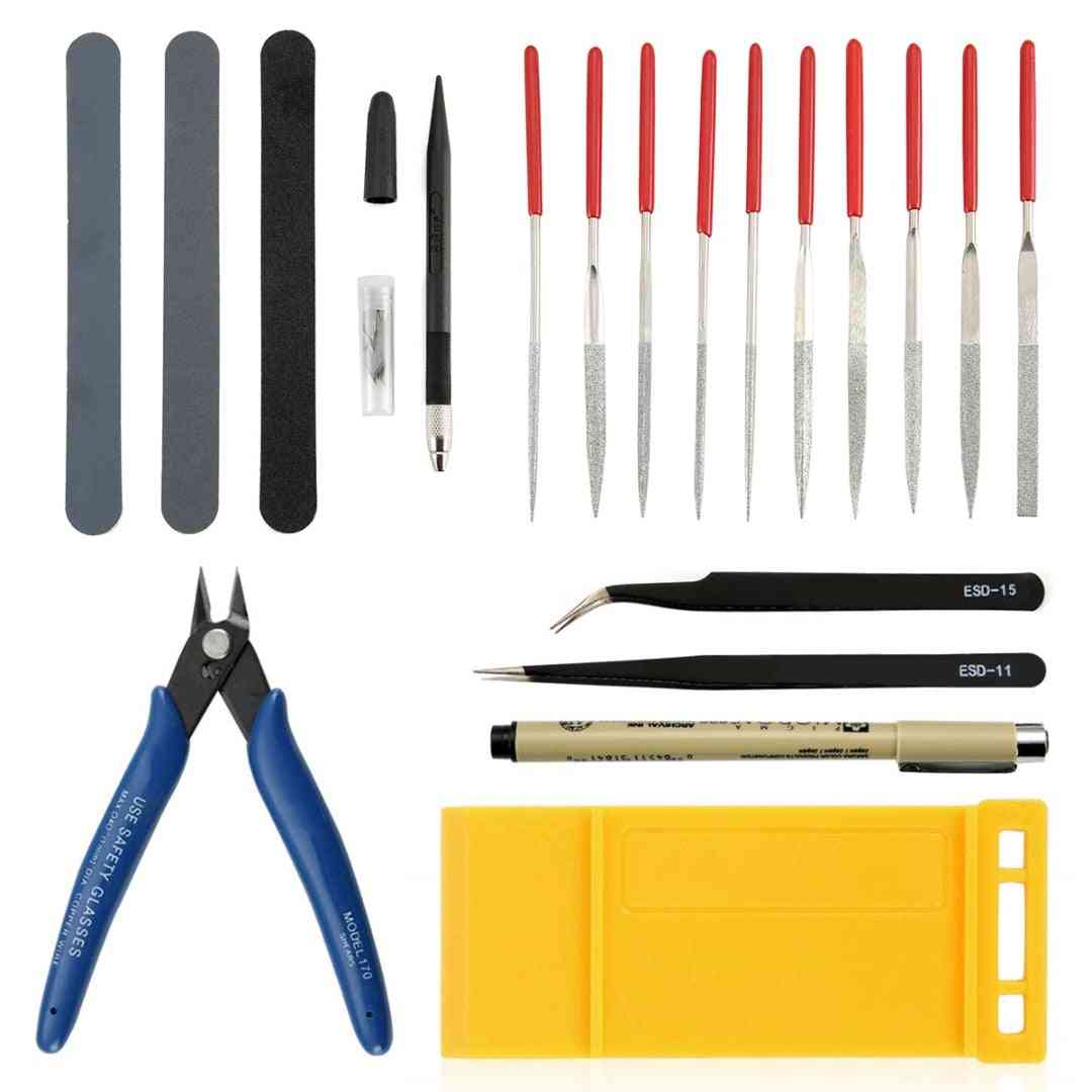 Modelador de kits de reparación de reparación artesanal - conjuntos de herramientas básicas de bricolaje para herramientas de modelado -