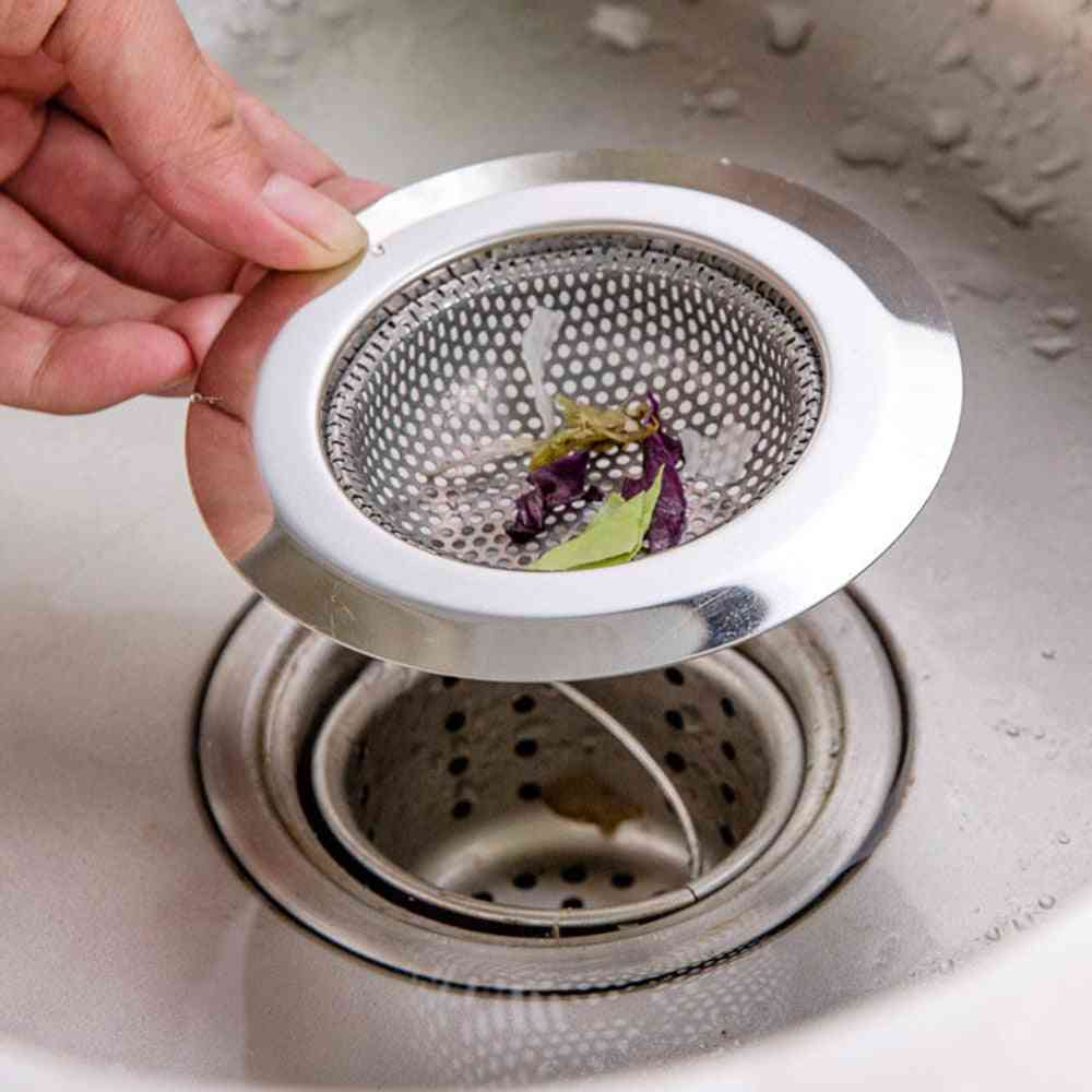 7 cm / 9 cm / 11 cm køkkenvask filter afløbshul filter fælde - sink filter rustfrit stål badekar, dræn affaldsskærm