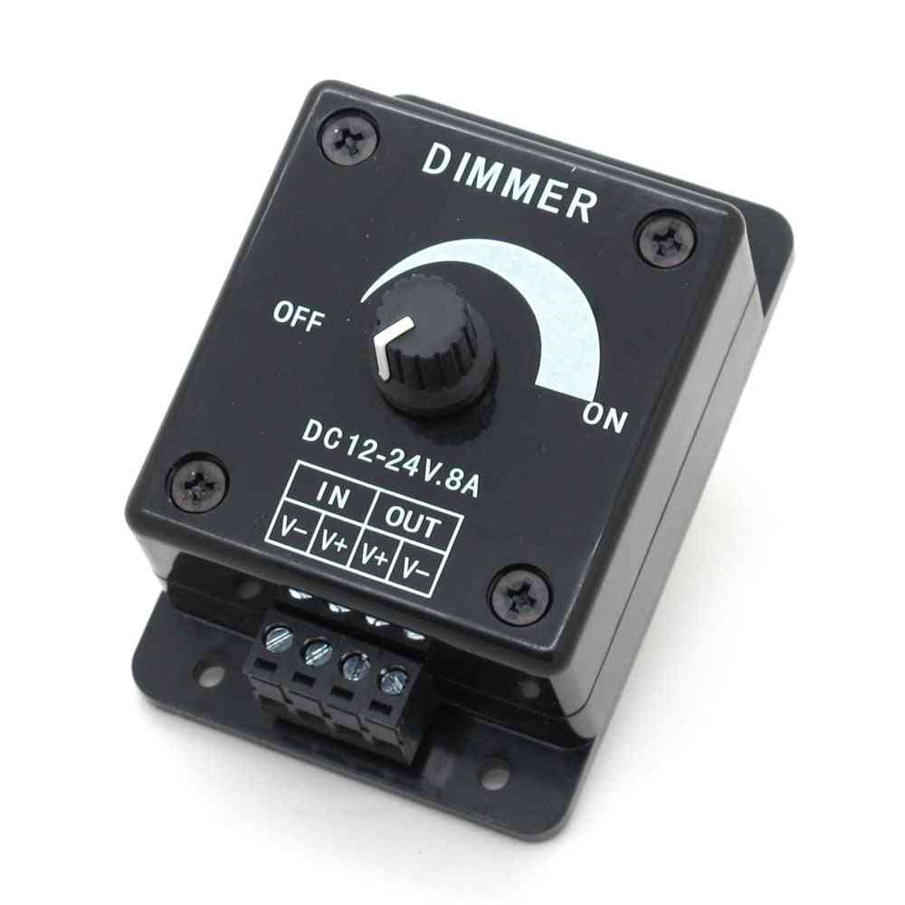 Black Led Dimmer Dc  Adjustable Brightness Controller Switch Lamp