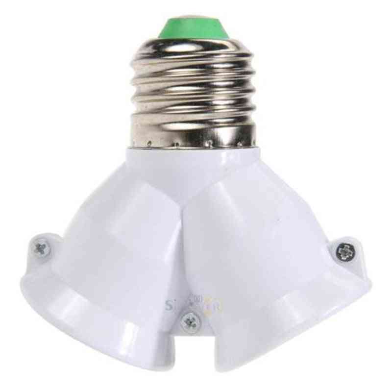 Tornillo lámpara bombilla zócalo base convertidor adaptador soporte dividido