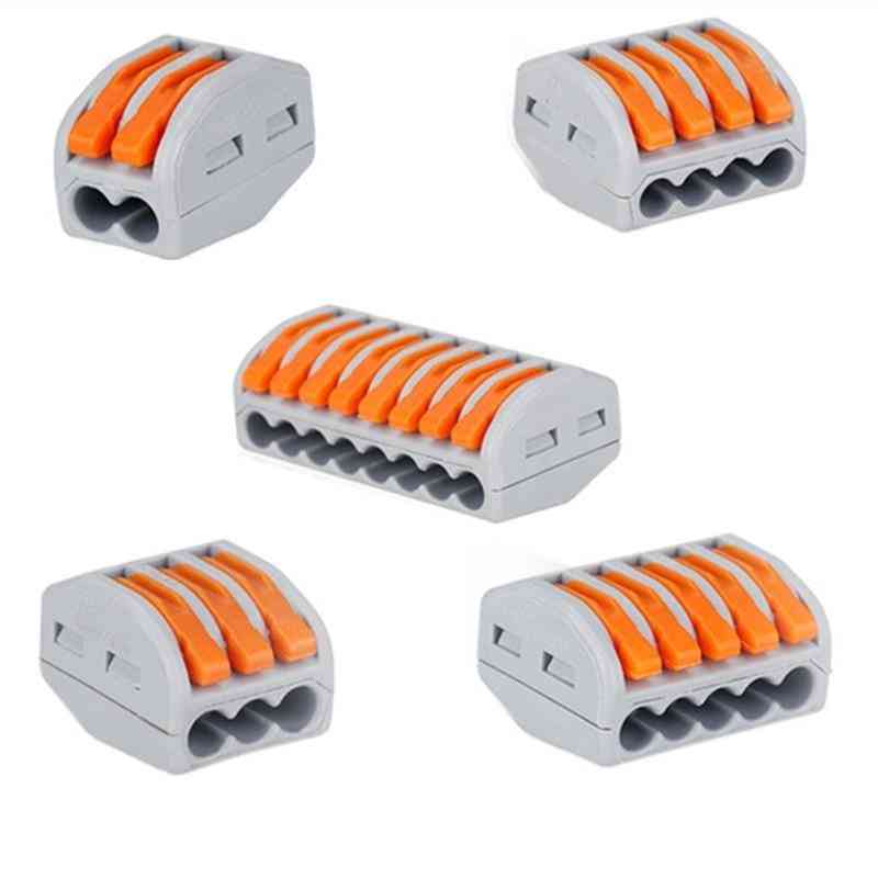 Conectores de cable universales tipo fast home conexión compacta bloque de terminales de cableado a presión - pct-212 / 30pcs