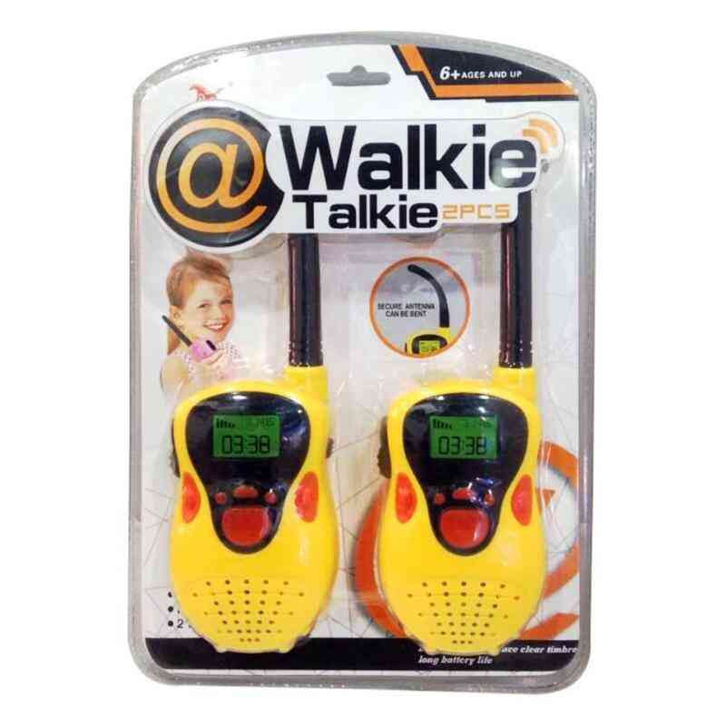 Crianças walkie talkies superfície de segurança textura abrasiva rádio portátil crianças brinquedos educativos
