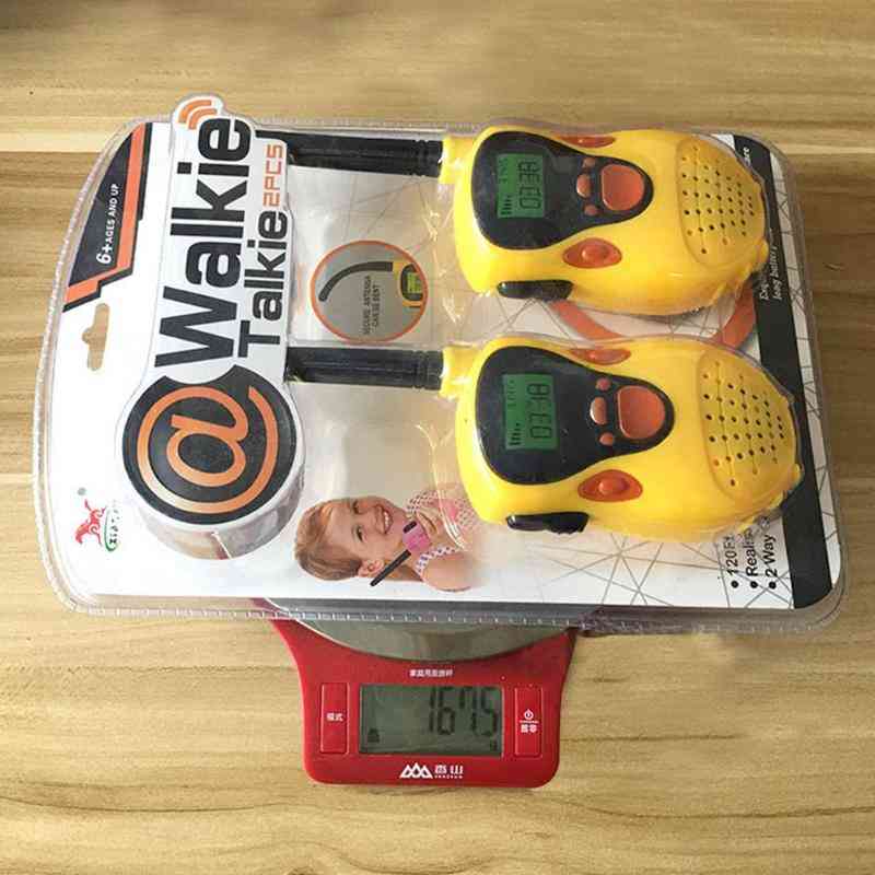 Crianças walkie talkies superfície de segurança textura abrasiva rádio portátil crianças brinquedos educativos