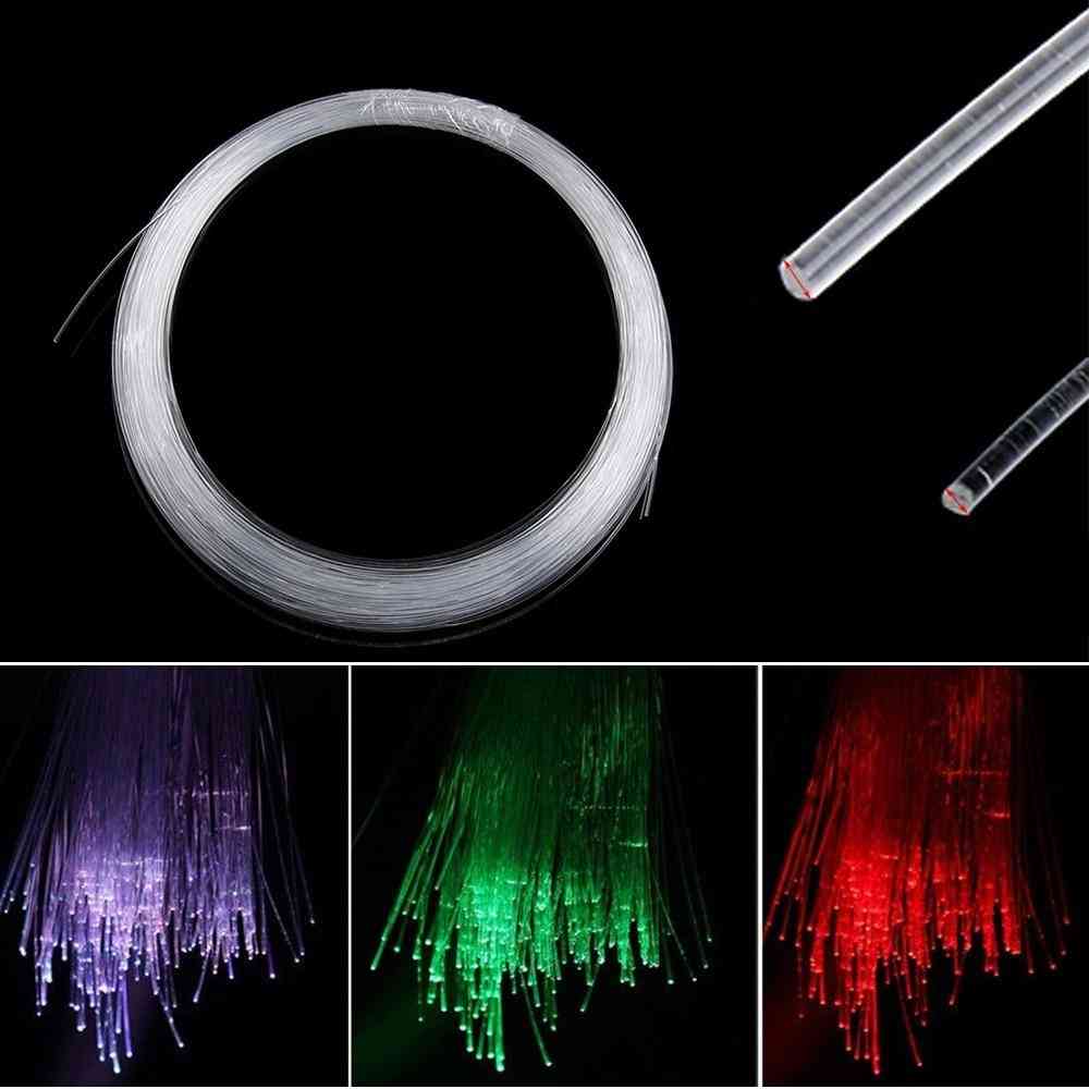 Plastic End Glow Led Light -clear Fiber Optic Cable