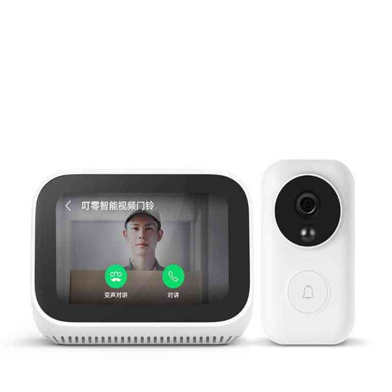 Xiaomi ai pekskärm Bluetooth 5.0-högtalare, digital-display alarmklocka wifi smart-anslutning mi högtalare