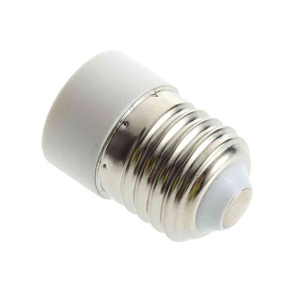 2 stk brannsikkert materiale e27 til e14 lampeholder omformeruttak for konvertering lyspære base type adapter