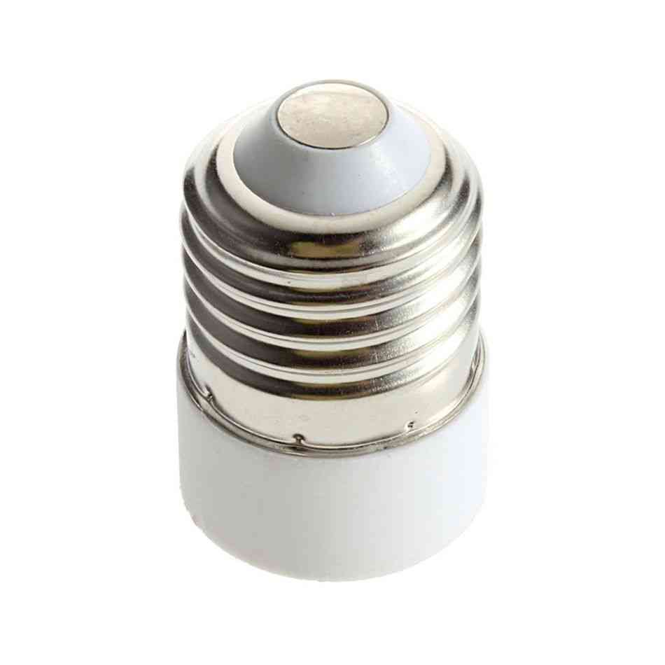 2 stk brannsikkert materiale e27 til e14 lampeholder omformeruttak for konvertering lyspære base type adapter