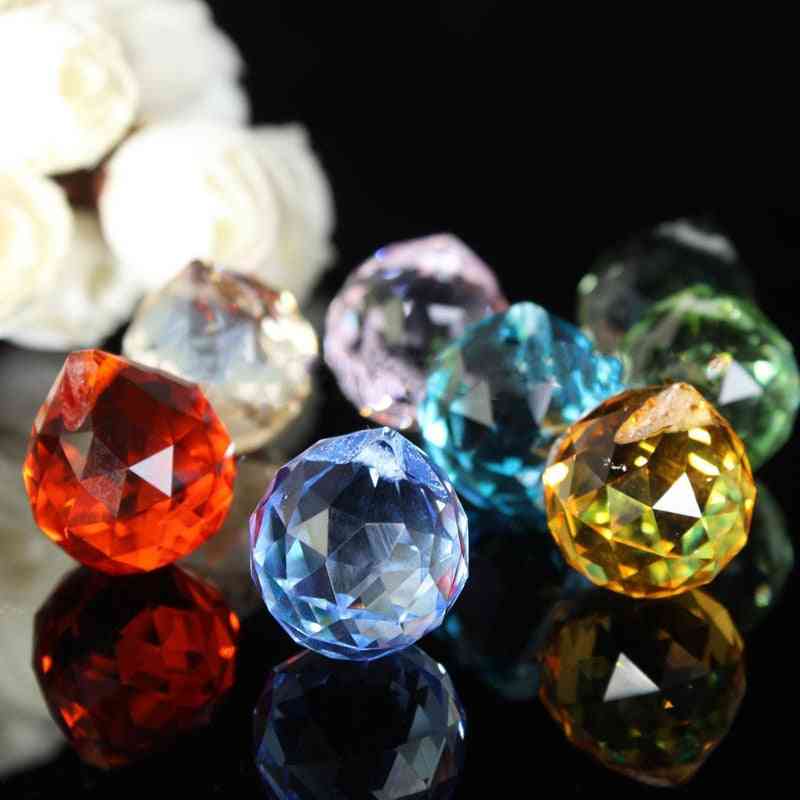 8st kristallkrona delar, haning glas prismer regnbåge suncatcher hängen för ljus lampa ljuskrona hängen -