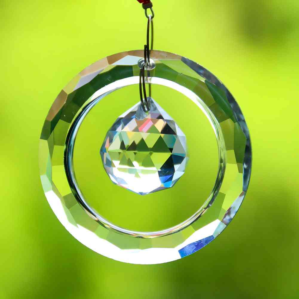 Crystals Beads - Chandelier Pendants Hanging Ornament Suncatcher Prisms Garden Decor Accessories