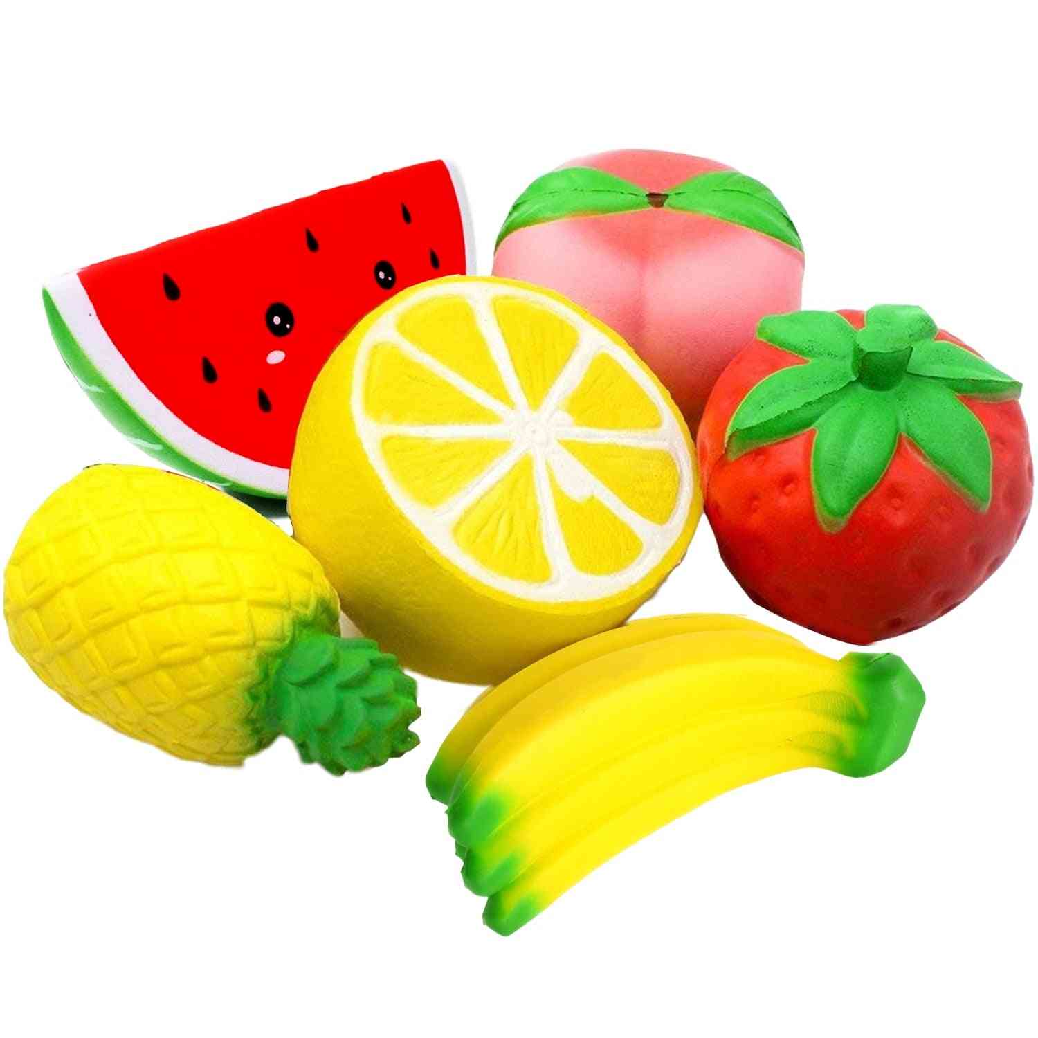 Juguete blando paquete de frutas para niños educativos