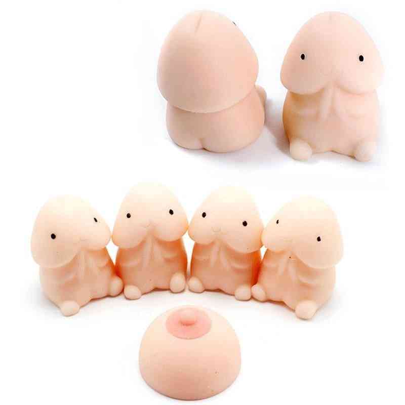 Brinquedo em formato de pau de pênis mole - brinquedos para alívio do estresse de crescimento lento, relaxamento lento de descompressão de recuperação
