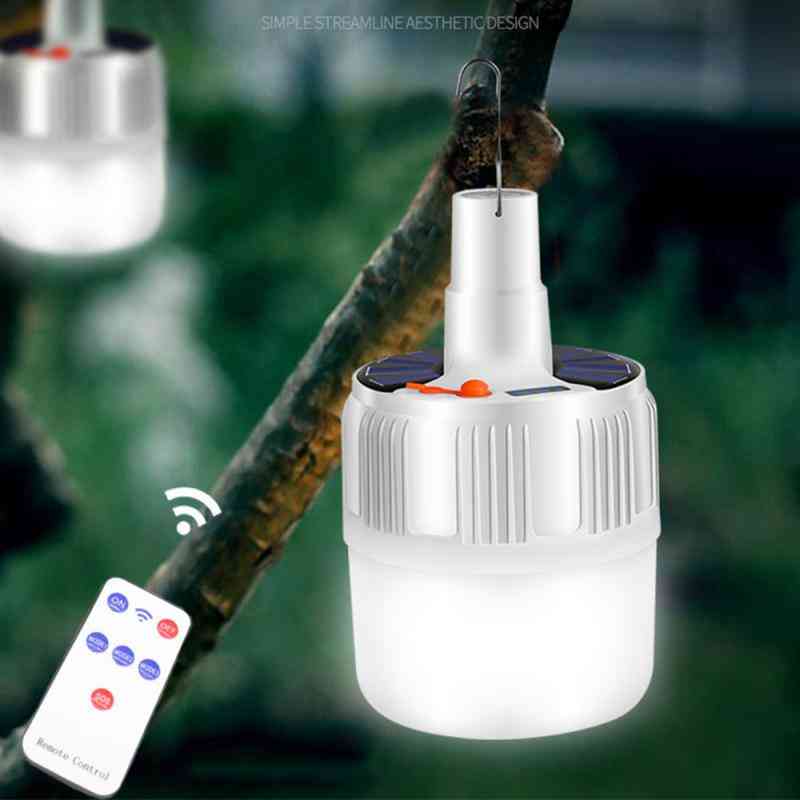 Portable Rechargeable Solar Led Bulb Light