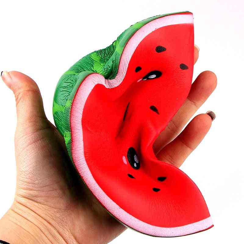 Kawaii jumbo squishy & watermelon - super pomalý vzestup squeeze ovocná zábava