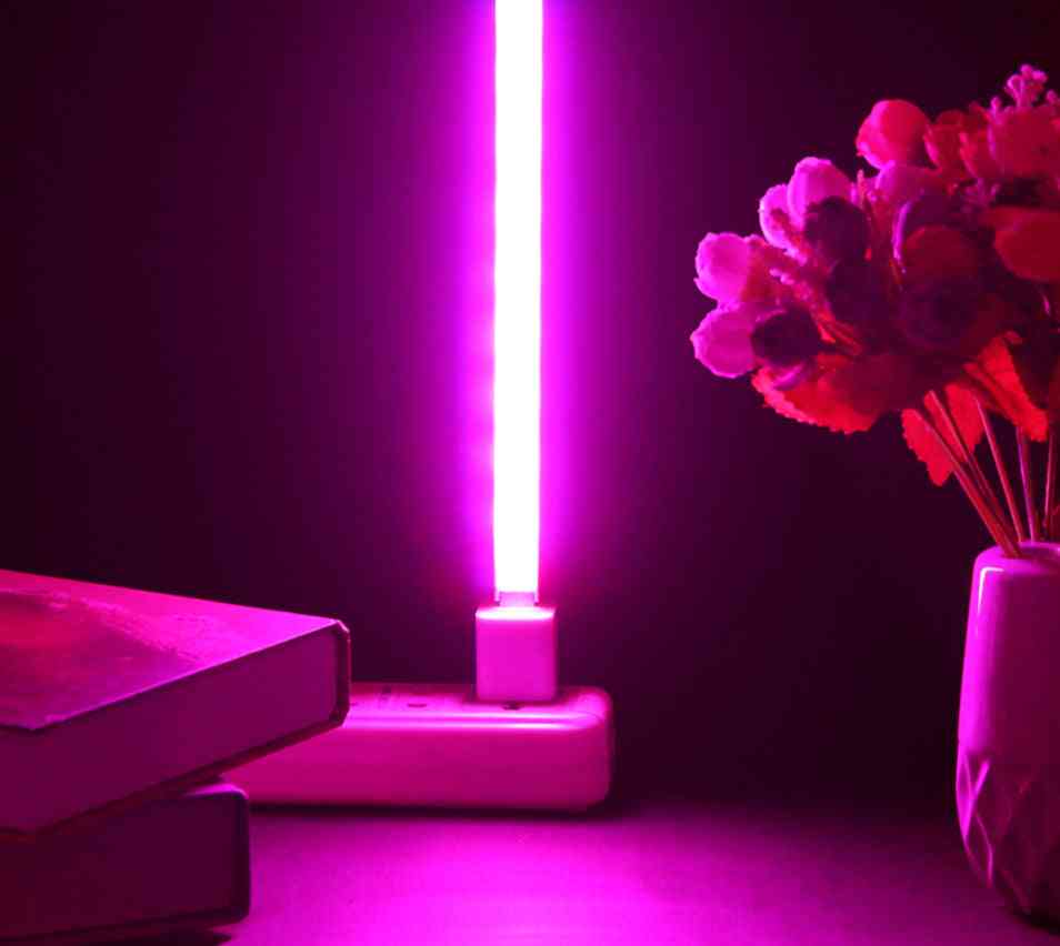 3w / 14led 5w / 27 LED luz de crescimento usb vermelho / azul barra de luz hidropônica para crescimento de flores de plantas de mesa dc 5