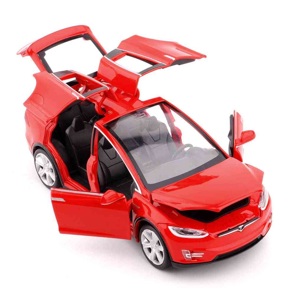 1:32 Tesla Model X Alloy Diecasts & Vehicles Toy