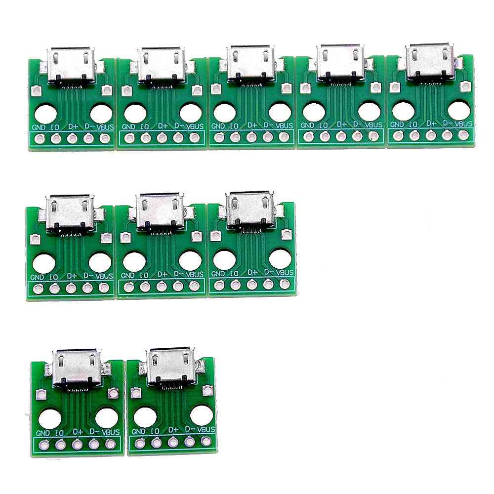 Micro Usb To Dip Adapter -5pin Female Connector