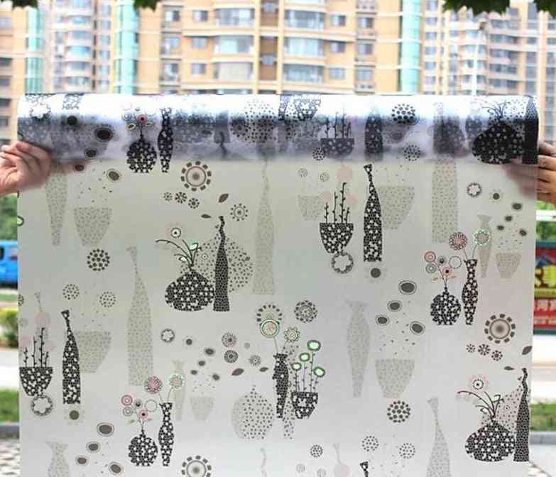 Wide Frosted Opaque Adhesive Glass Window Film For Privacy