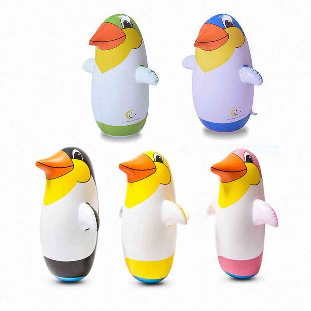 Pingüino inflable niños piscina juguetes de decoración para fiestas en la playa